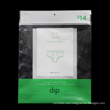 Bra Panties Plastic Packaging Bags With Hang Hole